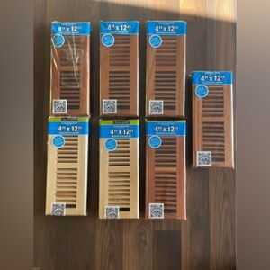7 Louvered Floor Registers